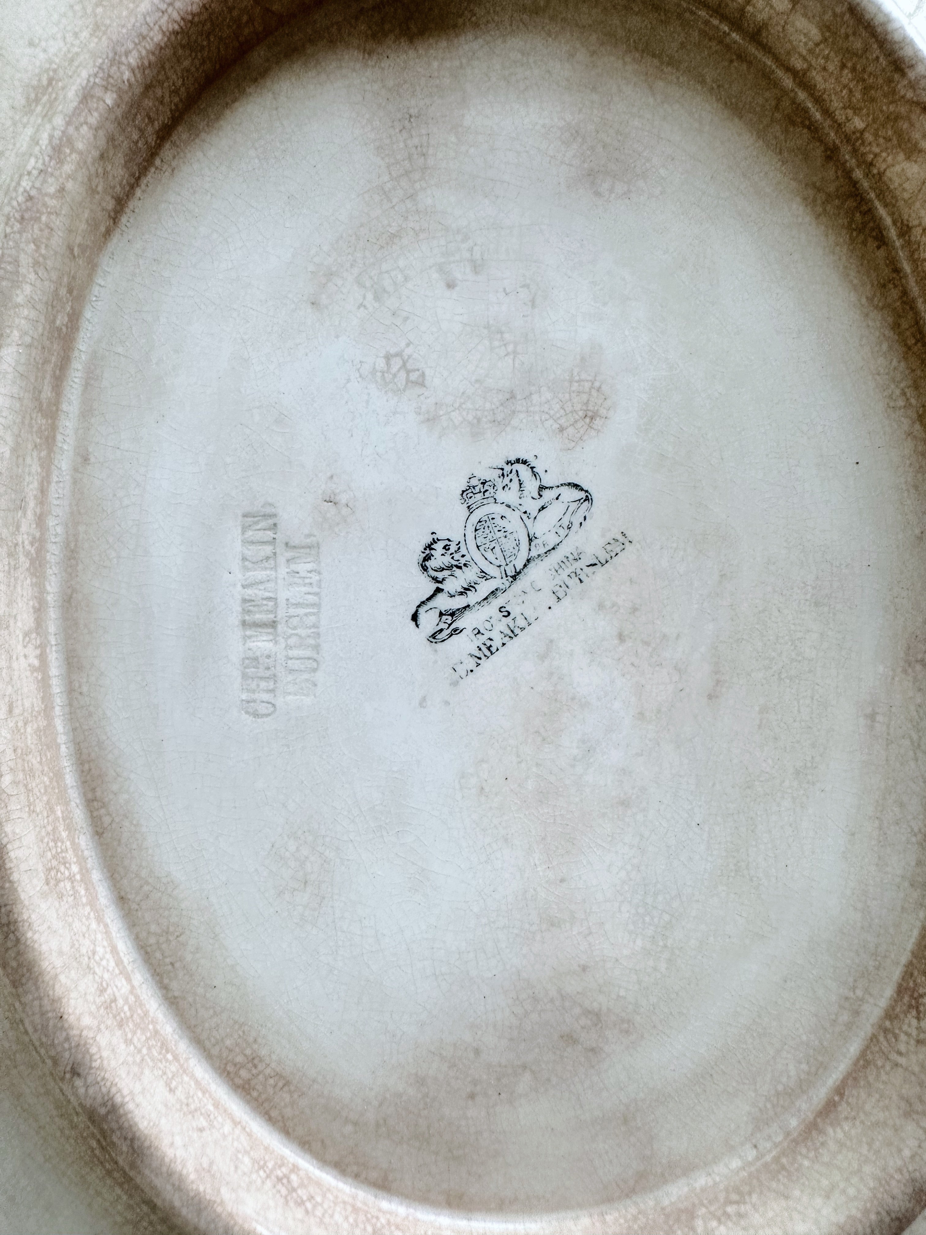 Collection of Antique Ironstone Platters