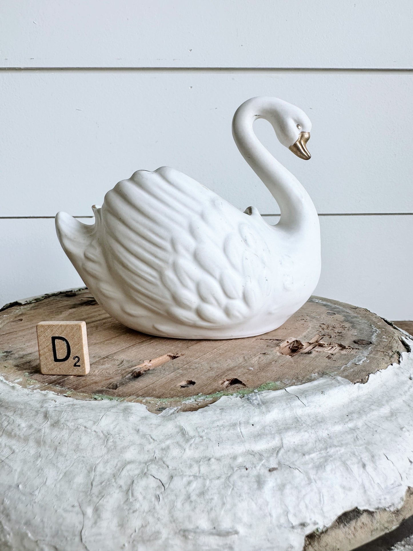 Vintage Swan Planter (Japan)