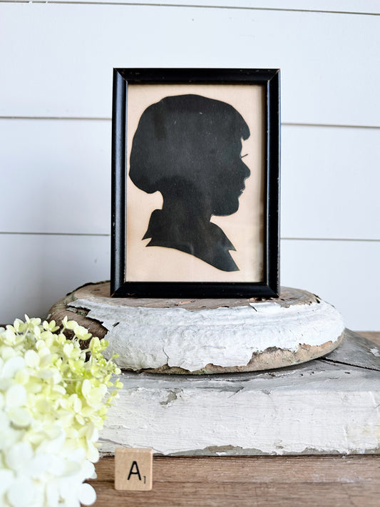 Vintage Hand Cut Silhouette