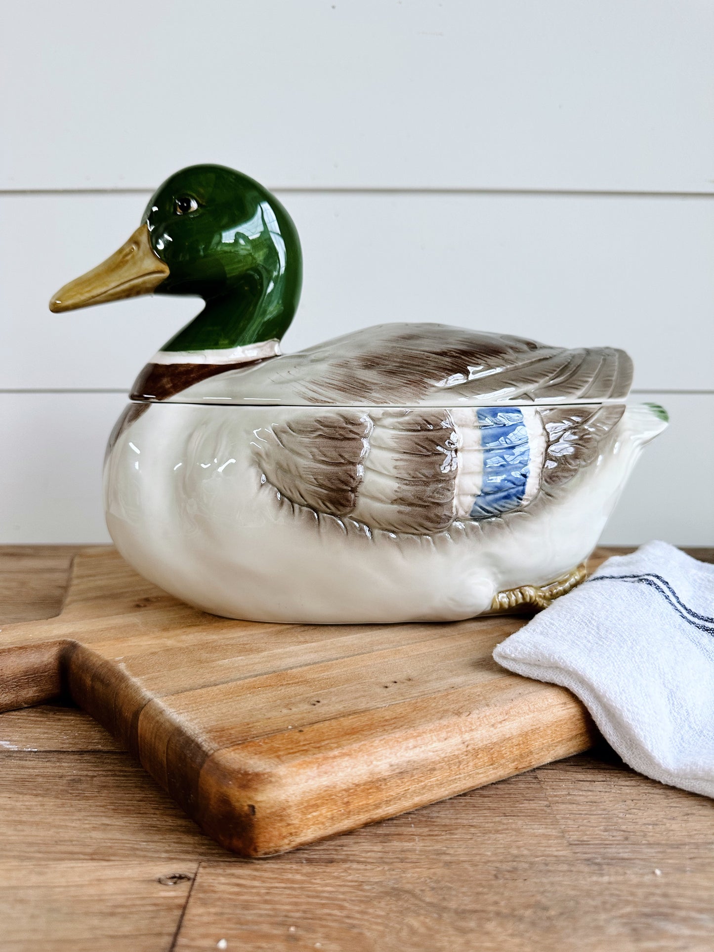 Vintage Mallard Duck Tureen (hand crafted in Japan)