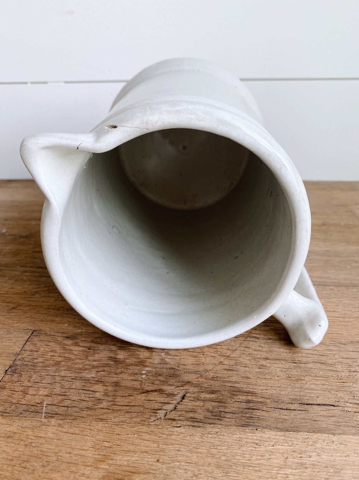 Heavy Stoneware Pitcher