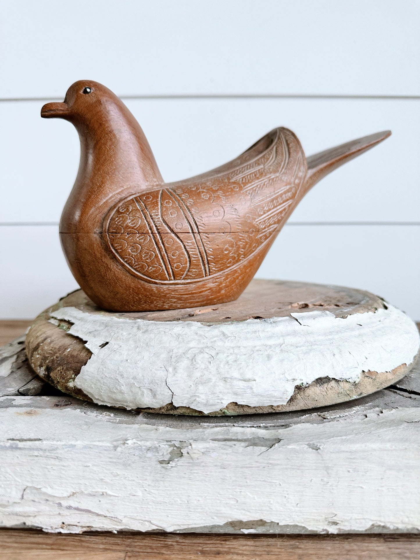 Beautiful Carved Wood Bird