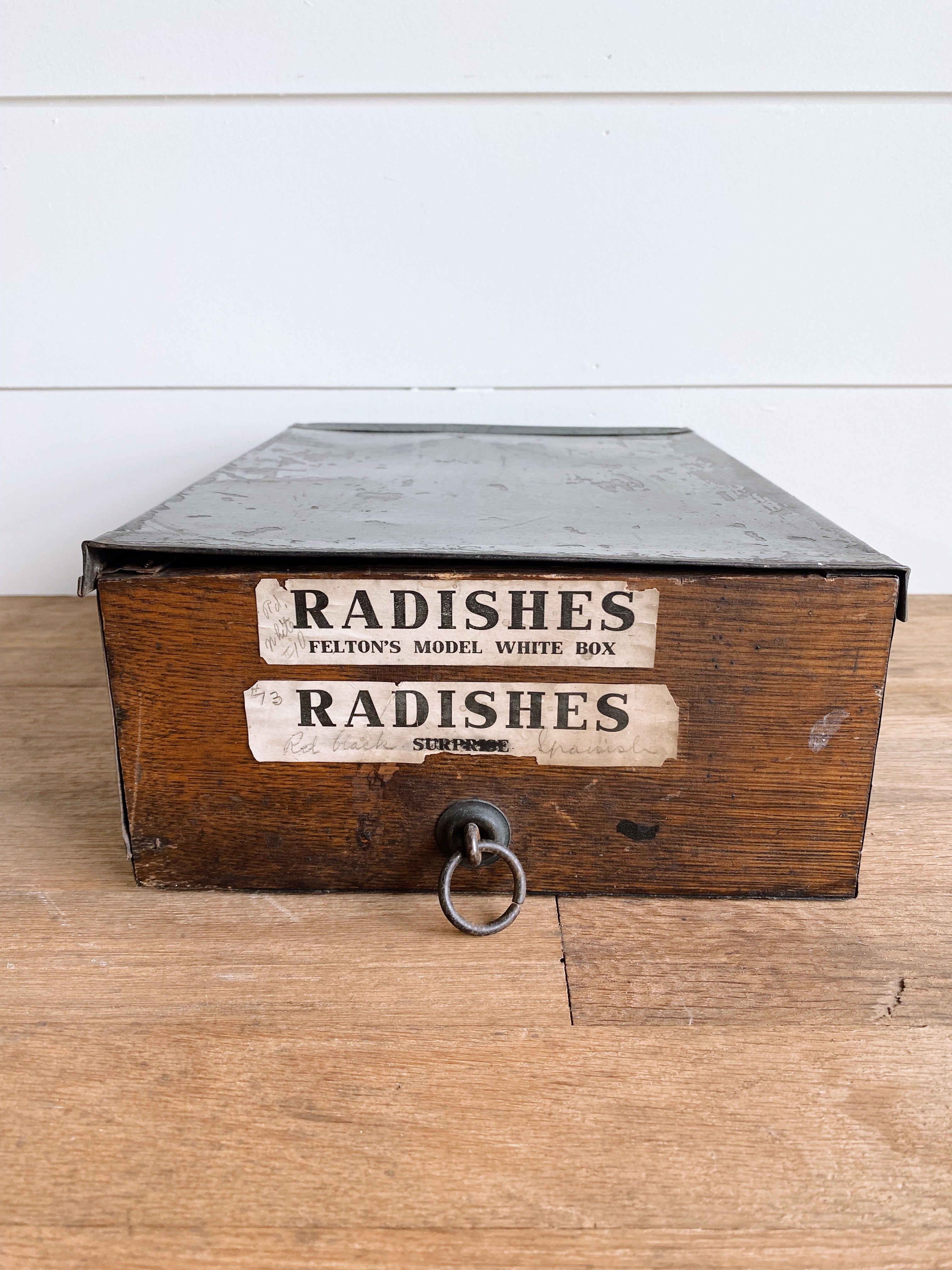 Vintage Radish Seed Box