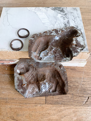 Antique Dog Chocolate Mold