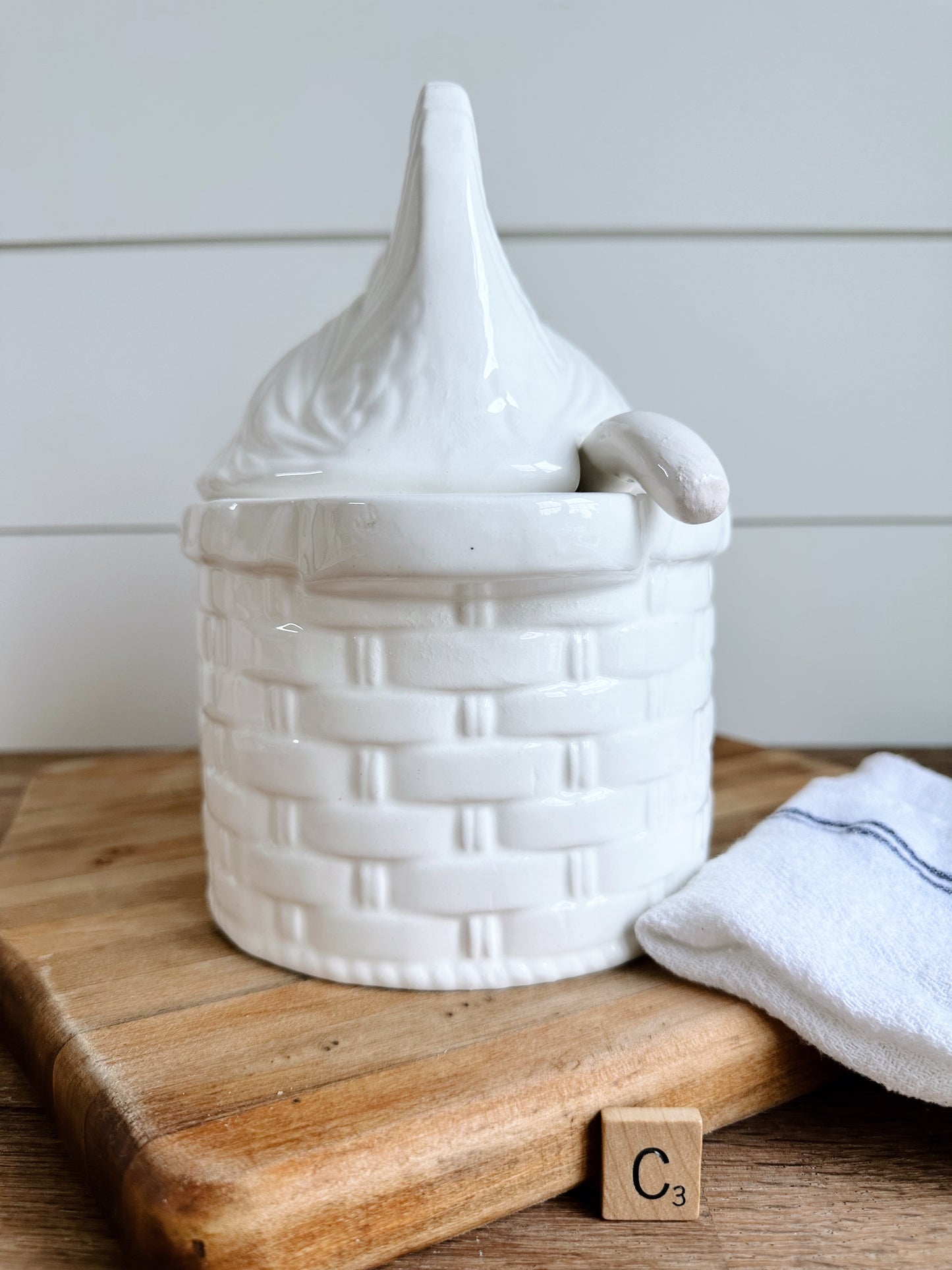 Vintage Hen on a Nest Tureen with Ladle