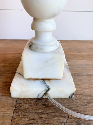 Vintage Alabaster Lamp (re-wired)
