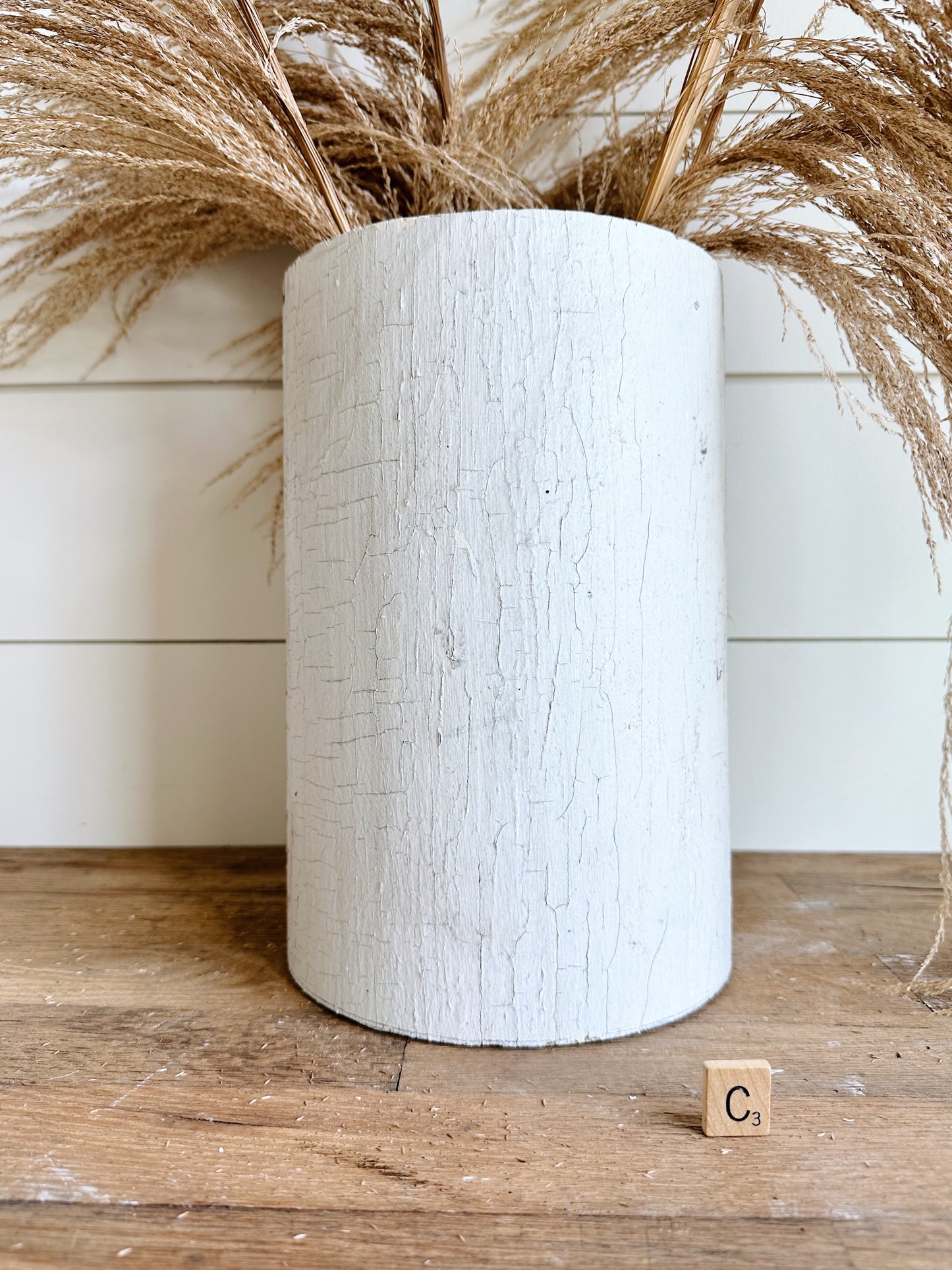 Salvaged Chippy Column Vase