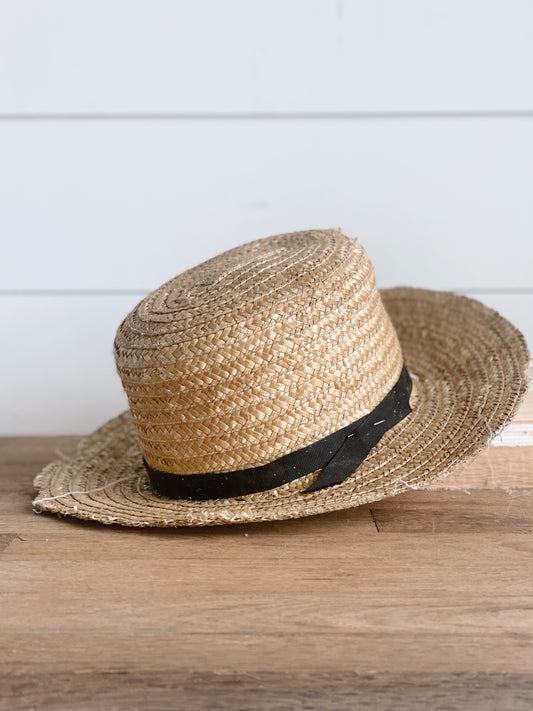 Authentic Tattered Amish Child’s Hat