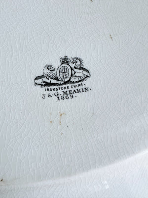 Collection of Antique Ironstone Platters