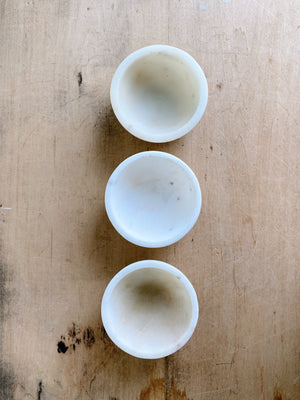 Collection of Small Vintage Marble Bowl