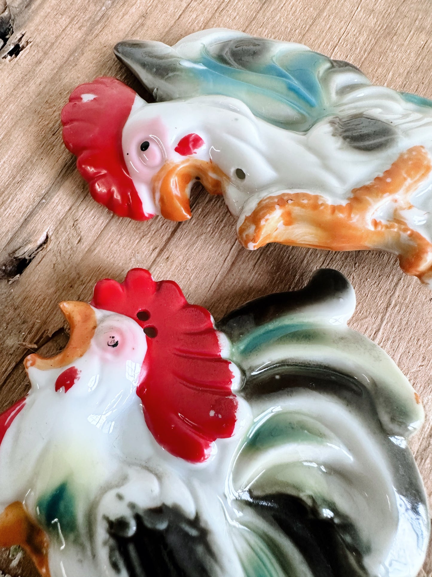 Vintage Rooster (Japan) Salt & Pepper Shakers