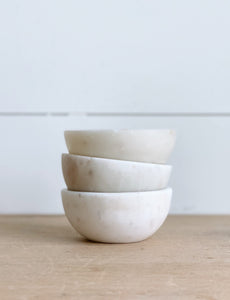 Collection of Small Vintage Marble Bowl