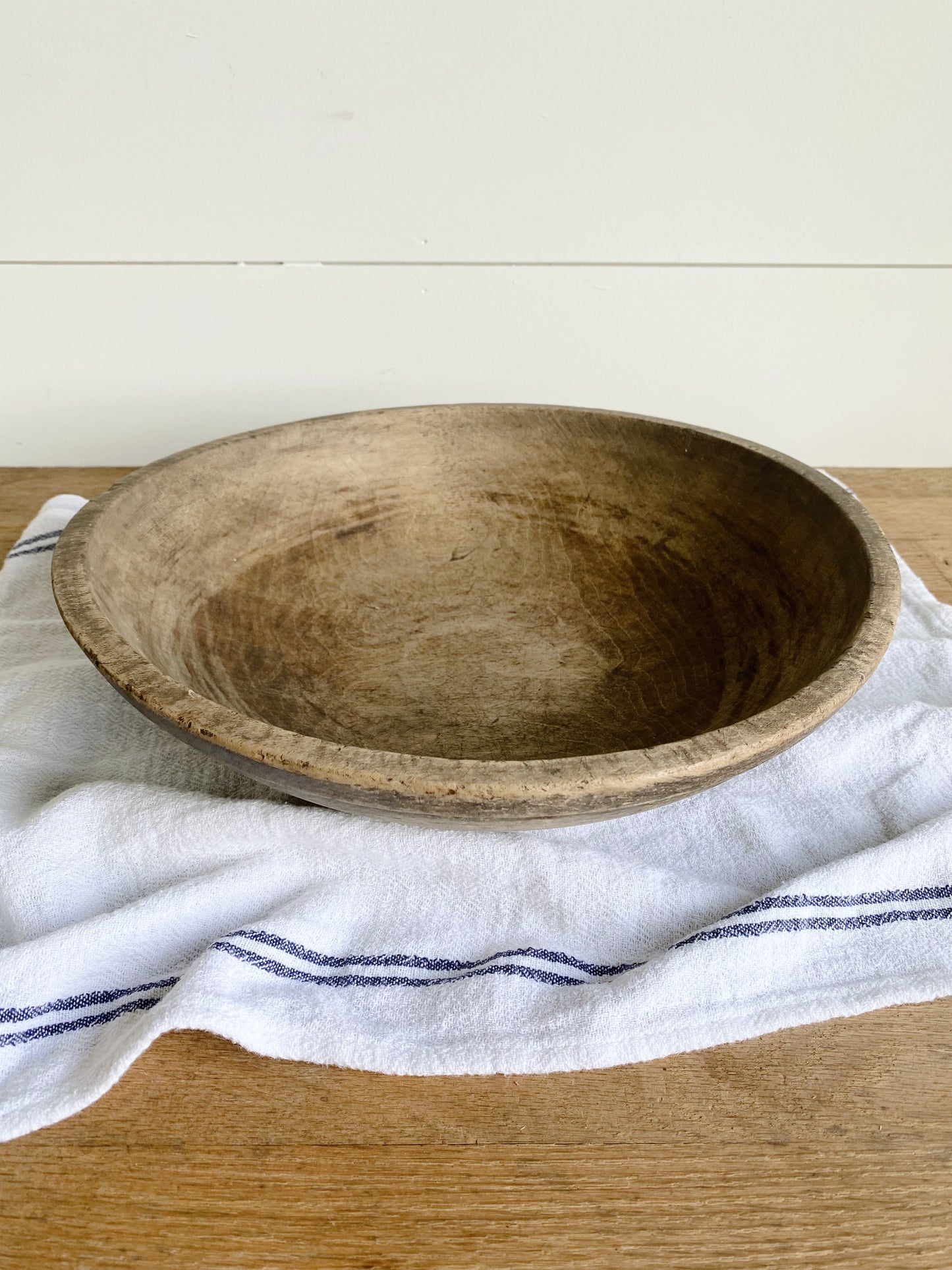 Antique Wood Bowl