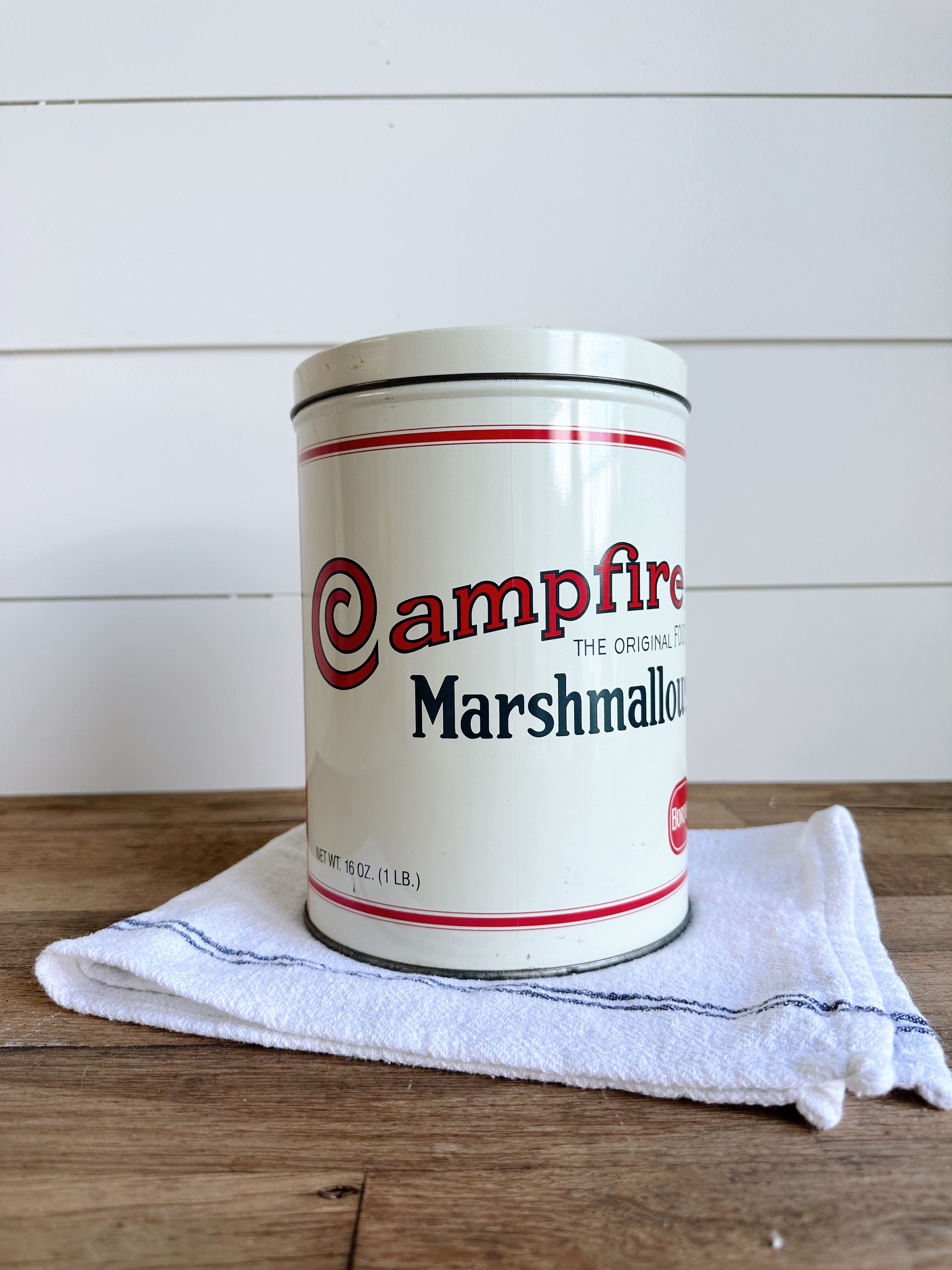 1980s Campfire Marshmallow Tin