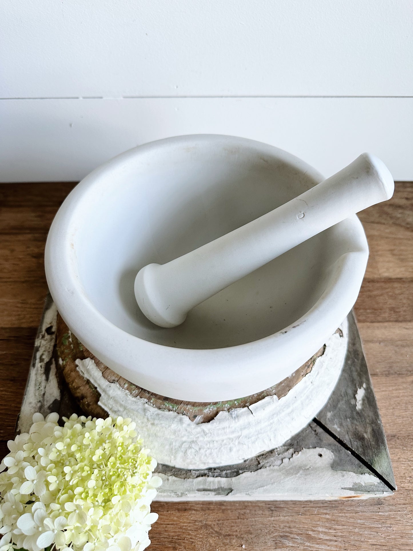 Large Vintage Mortar & Pestle