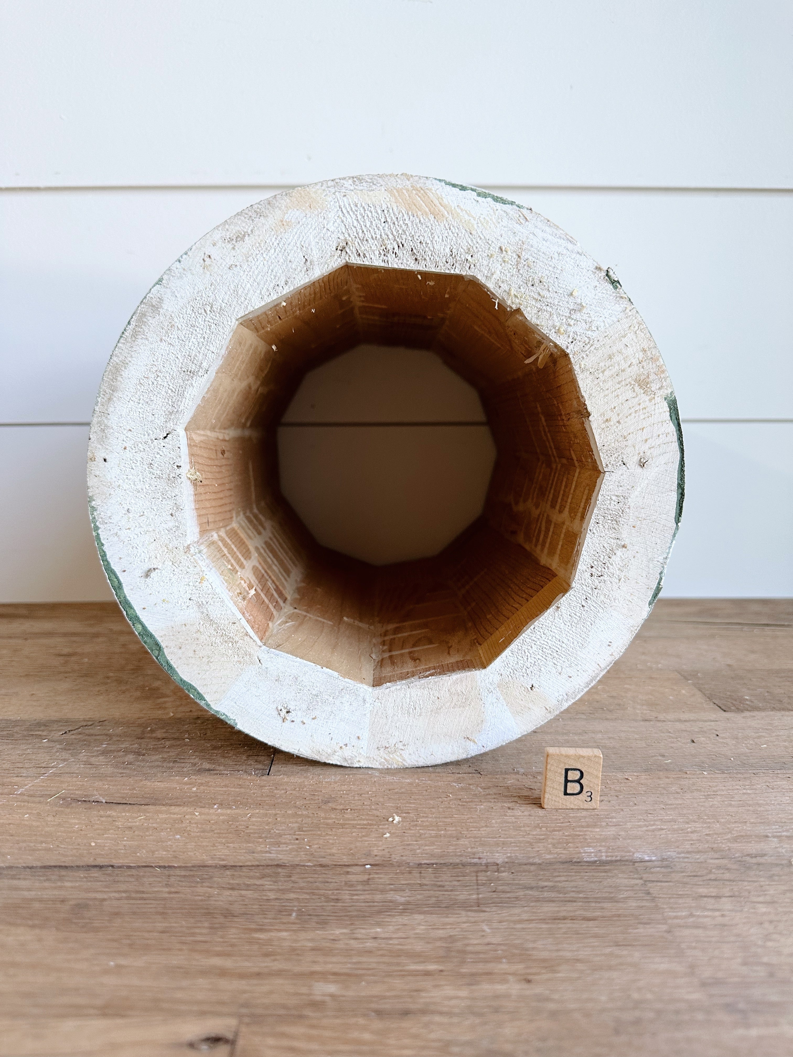 Salvaged Wood Column “Vase”