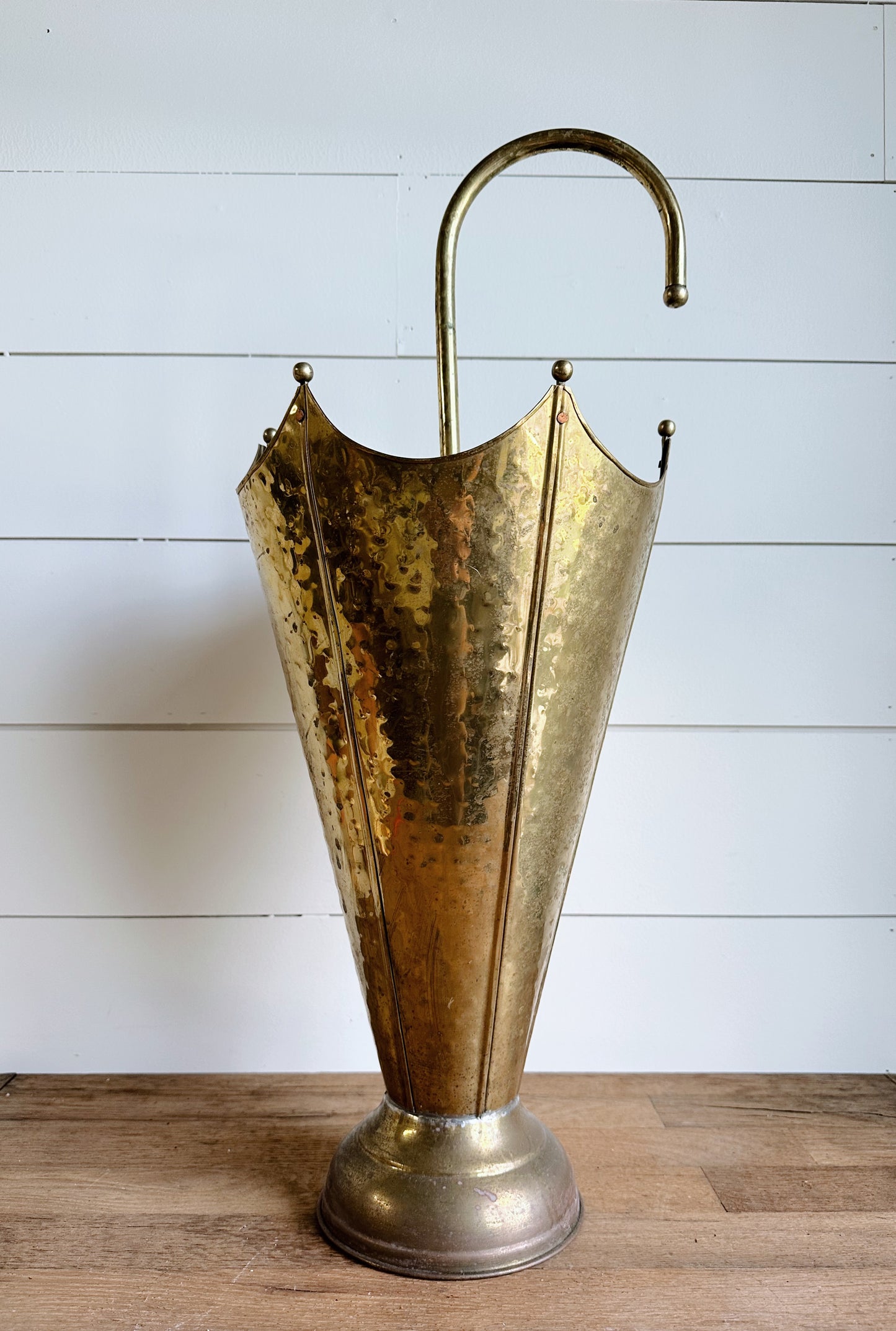 Vintage Brass Umbrella Stand