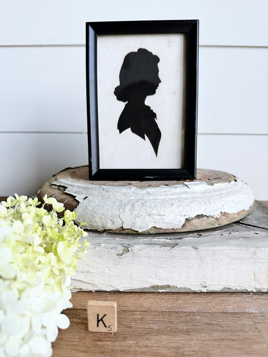 Vintage Hand Cut Silhouette