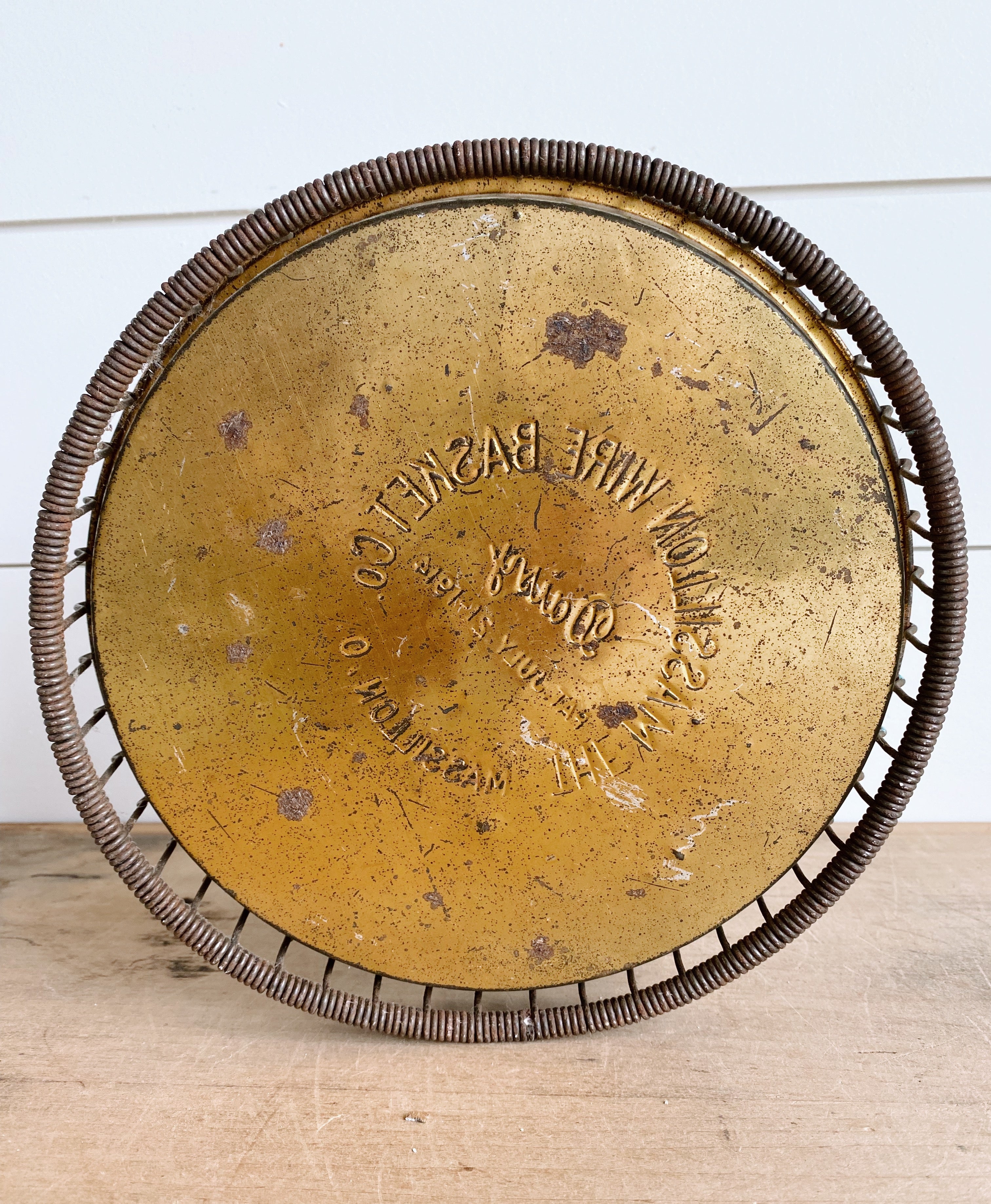 Vintage Massillon Basket Company Wire Basket