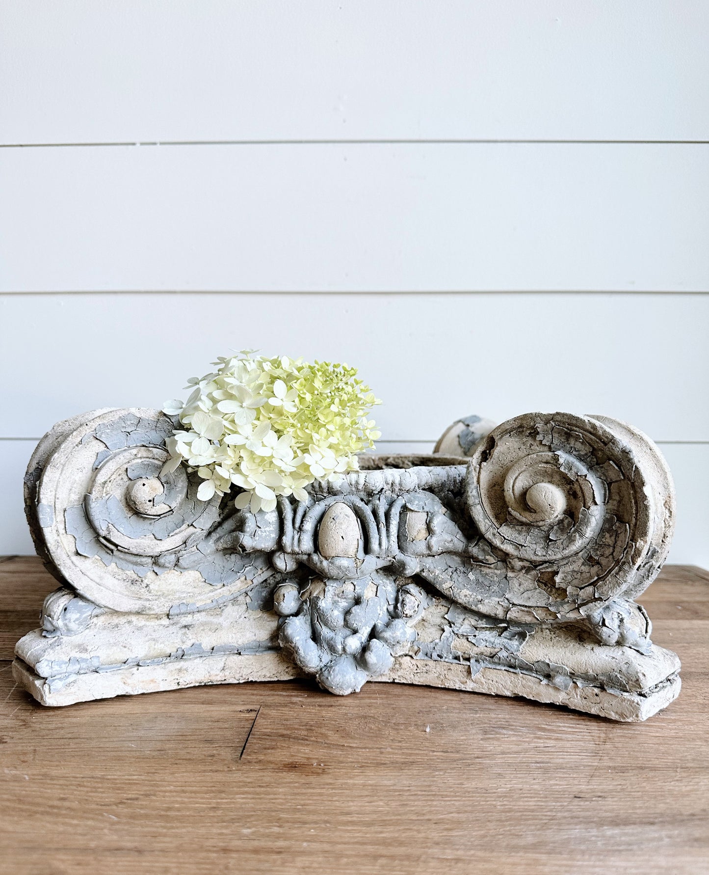 Gorgeous Antique Plaster Capital