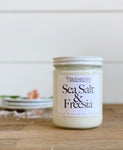 Hand Poured Sea Salt & Freesia Candle