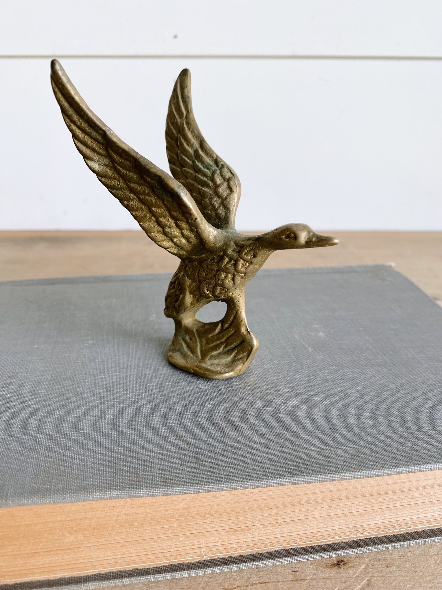 Vintage Brass Duck